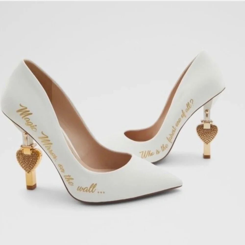 Snow White Disney princess gold and white heels - Picture 3 of 3